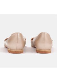 Marco Shoes Baleriny damskie z niskimi bokami złoty. Kolor: złoty #3