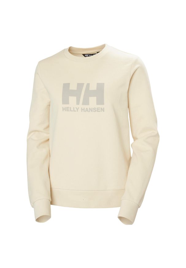 Kobieca bluza z okrągłym dekoltem Helly Hansen Logo 2.0. Kolor: beżowy, biały, wielokolorowy