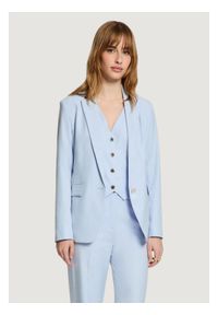 Morgan Marynarka 261-VTYA.F Niebieski jasny Regular Fit. Kolor: niebieski. Materiał: syntetyk #1