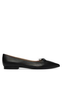 Lauren Ralph Lauren - LAUREN RALPH LAUREN Baleriny 802P06376002 Czarny. Kolor: czarny. Materiał: skóra #1