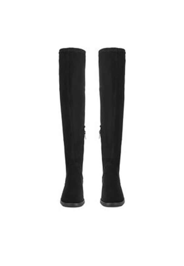 Jenny Fairy Kozaki WS6500-01 Czarny. Kolor: czarny. Materiał: materiał