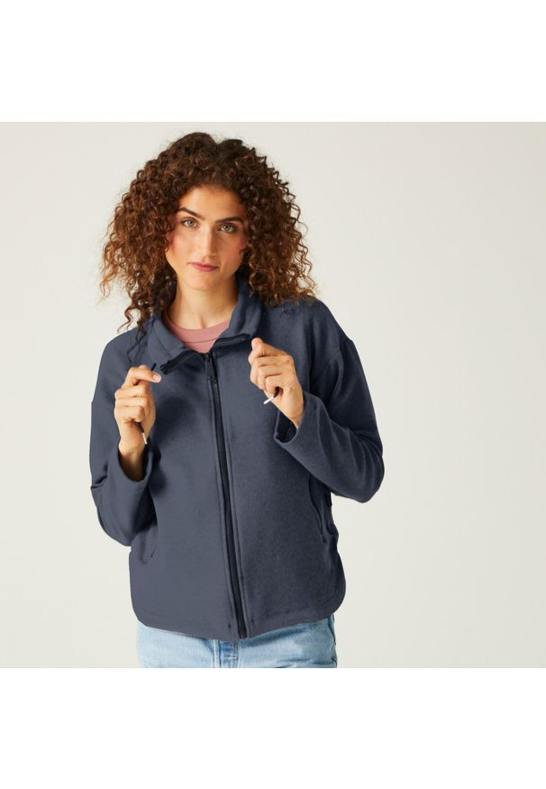 Regatta - Polar damski Ashlynn. Kolor: niebieski. Materiał: polar. Sport: turystyka piesza