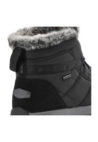 Czarne Śniegowce Cross Jeans Ocieplane Buty Damskie. Okazja: na spacer. Kolor: czarny. Materiał: futro, skóra ekologiczna, syntetyk. Szerokość cholewki: normalna. Sezon: zima