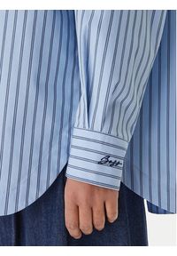 BOSS Koszula C_Bostatta 50559241 Niebieski Oversize. Kolor: niebieski. Materiał: bawełna #2