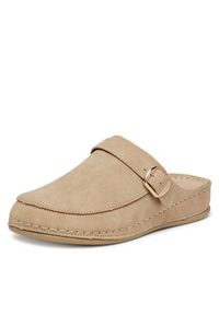 Clara Barson Klapki WFA3688-1 Beżowy. Kolor: beżowy. Materiał: materiał, syntetyk #7