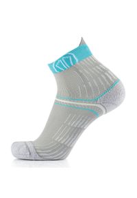SIDAS - Skarpety do biegania kobieta Sidas Run Anatomic Comfort Lady wysokosc kostki. Kolor: szary, niebieski, wielokolorowy. Sport: bieganie