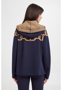Twinset Milano - Sweter damski z kapturem TWINSET. Typ kołnierza: kaptur #4