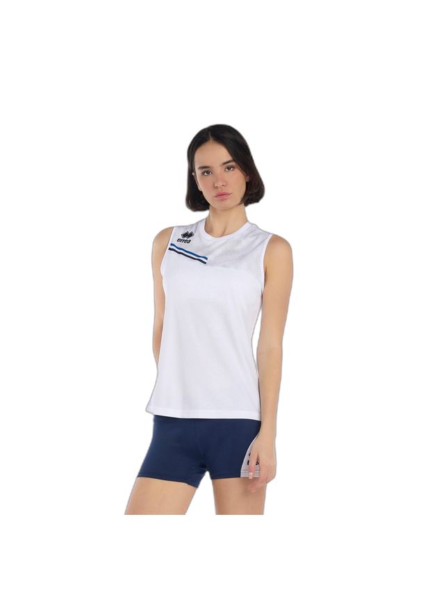 ERREA - Damski tank top Errea Eloy. Kolor: biały, niebieski, wielokolorowy