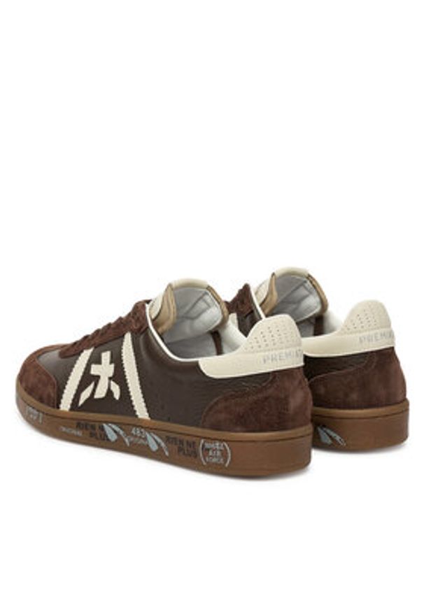 Premiata Sneakersy Bonnie Var 7670 Brązowy. Kolor: brązowy. Materiał: zamsz, skóra