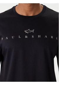 PAUL & SHARK - Paul&Shark T-Shirt 15311635 Granatowy Regular Fit. Kolor: niebieski. Materiał: bawełna #4
