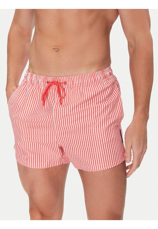 YSABEL MORA - Ysabel Mora Szorty kąpielowe 90321 Koralowy Regular Fit. Kolor: pomarańczowy. Materiał: syntetyk