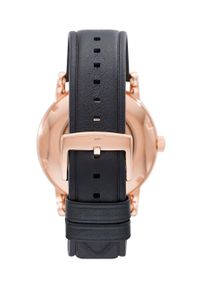 Emporio Armani zegarek męski kolor złoty. Kolor: złoty. Materiał: skóra, materiał #6