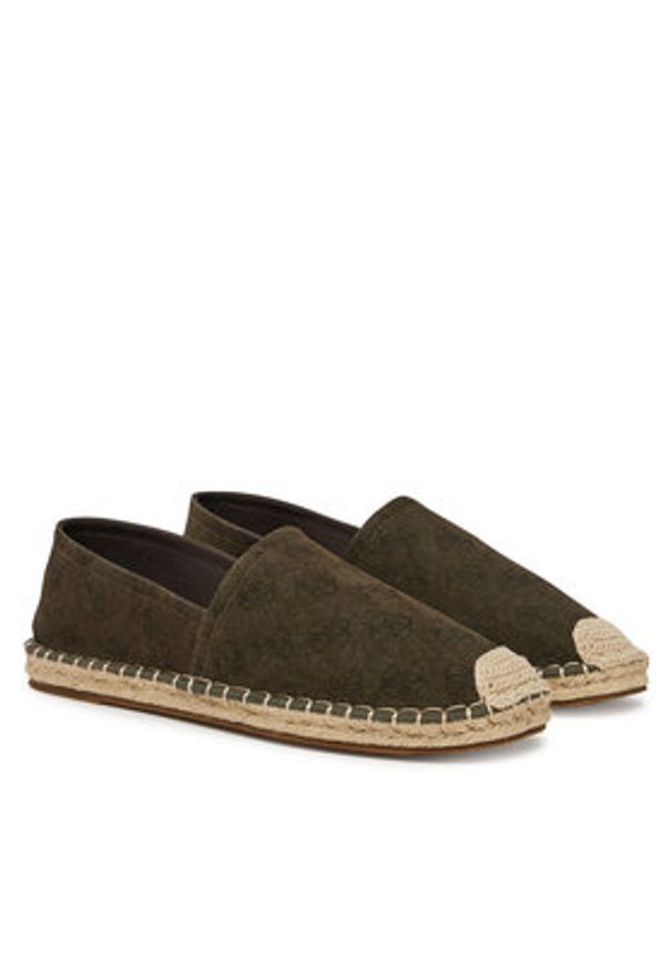 Guess Espadryle FMJELC FAB14 Zielony. Kolor: zielony. Materiał: materiał