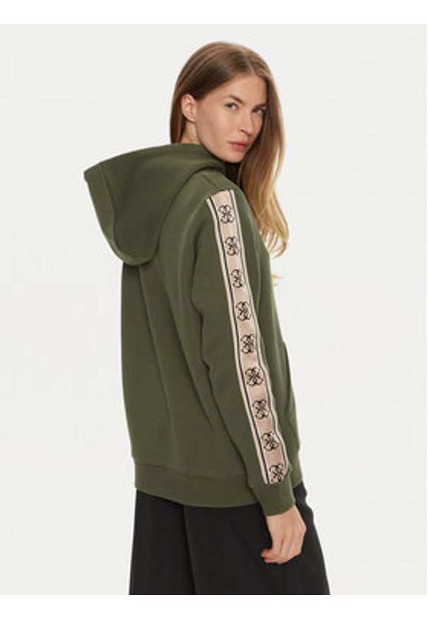 Guess Bluza Carla V4YQ11 KB3P2 Zielony Regular Fit. Kolor: zielony. Materiał: bawełna, syntetyk