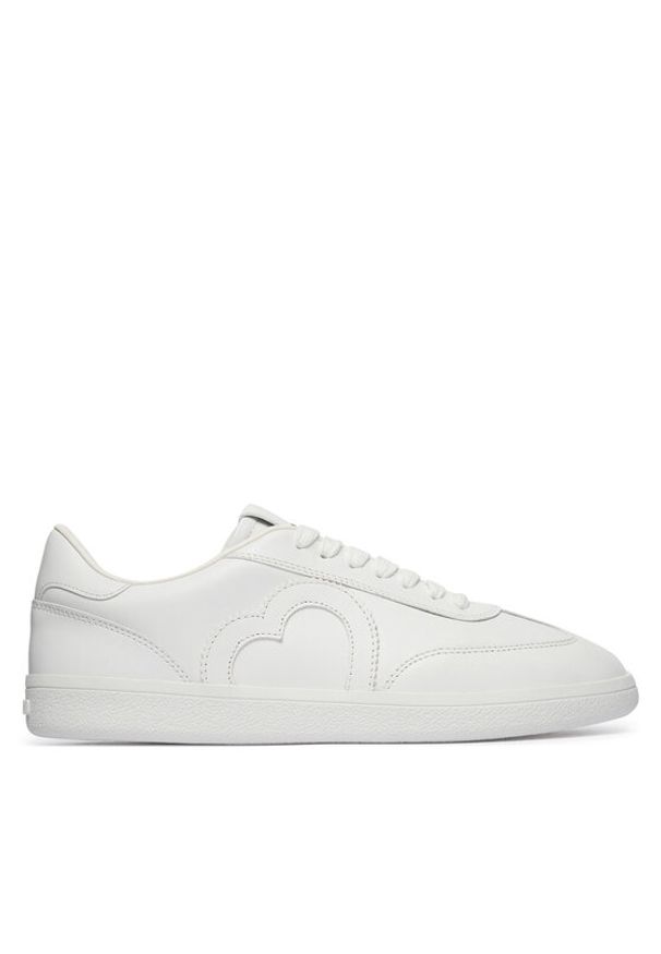 Love Moschino - LOVE MOSCHINO Sneakersy JA15112G1OIA0100 Biały. Kolor: biały. Materiał: skóra