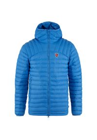 Kurtka puchowa męska Fjällräven Expedition Lätt Hoodie. Kolor: niebieski. Materiał: puch