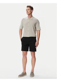 Jack & Jones Szorty materiałowe Ace Neo 12292443 Czarny Regular Fit. Kolor: czarny. Materiał: bawełna #7