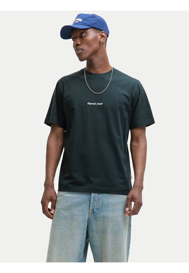 Jack & Jones T-Shirt Norrebro 12282892 Szary Relaxed Fit. Kolor: szary. Materiał: bawełna