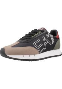 EA7 - Kapcie EMPORIO ARMANI X8X101 Czarny. Kolor: czarny. Materiał: syntetyk, skóra. Sport: turystyka piesza