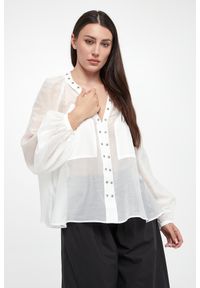 Pinko - Koszula damska z jedwabiem Darren PINKO. Materiał: jedwab