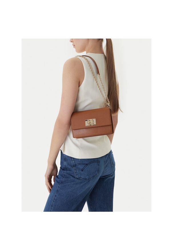 Torebka Furla. Kolor: brązowy