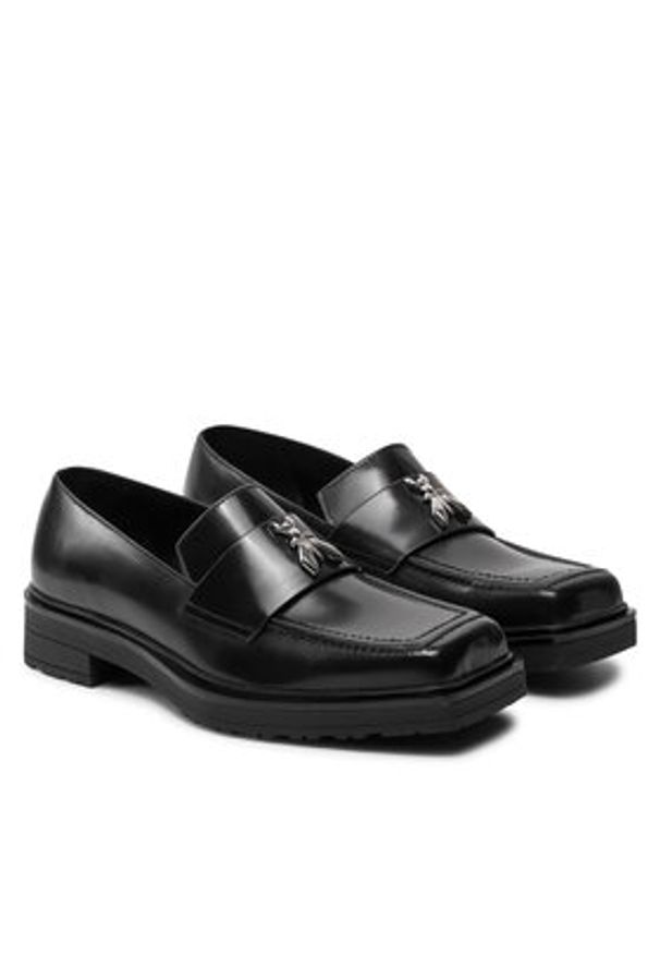 Patrizia Pepe Loafersy 8Z0019/L052 Czarny. Kolor: czarny. Materiał: skóra