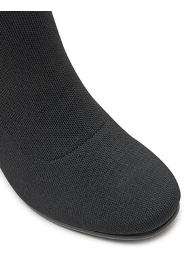 United Nude Kozaki Eamz Sock Boot 1087501117 Czarny. Kolor: czarny. Materiał: materiał