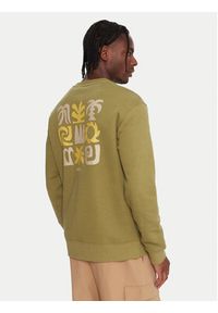 Quiksilver Bluza Salt Water Graphic EQYFT05127 Zielony Comfort Fit. Kolor: zielony. Materiał: bawełna #4