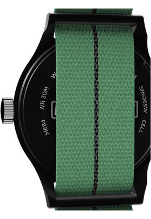 Timex Zegarek Lab Collab TW2Y47100 Zielony. Kolor: zielony. Styl: wakacyjny