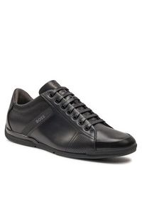 BOSS - Boss Sneakersy Saturn Lowp 50498282 Czarny. Kolor: czarny. Materiał: skóra #10