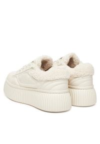 Karl Lagerfeld - KARL LAGERFELD Sneakersy Kreeper Lo KL42312A Écru. Materiał: skóra