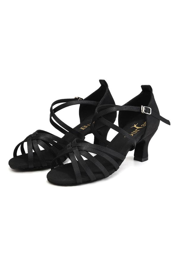 BURTAN - Buty taneczne damskie salsa taniec towarzyski Burtan Havana 5 cm. Kolor: czarny. Sport: taniec