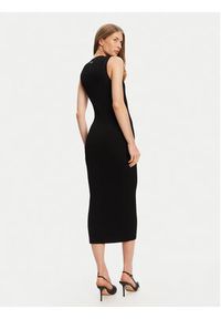 MICHAEL Michael Kors Sukienka dzianinowa MT5832533D Czarny Slim Fit. Kolor: czarny. Materiał: wiskoza #4