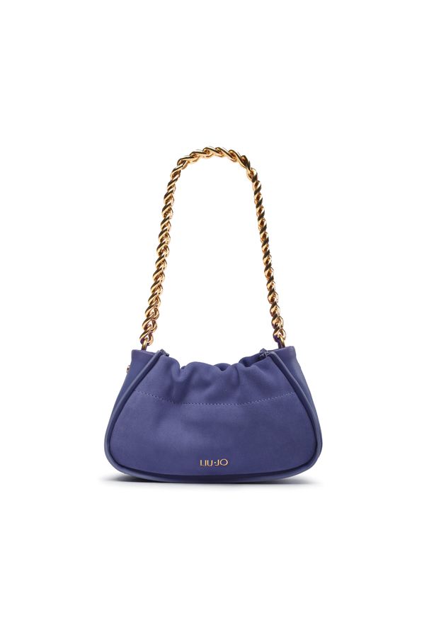 Torebka Liu Jo S Pochette AA3301 P0152 Summer Lilac 73938. Kolor: niebieski. Materiał: zamszowe, skórzane