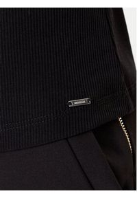 Morgan Bluzka 251-DELI Czarny Slim Fit. Kolor: czarny. Materiał: syntetyk #3