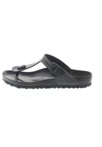 Japonki damskie Birkenstock Gizeh Eva. Kolor: czarny. Materiał: syntetyk, materiał. Szerokość cholewki: normalna. Sport: turystyka piesza, pływanie, fitness