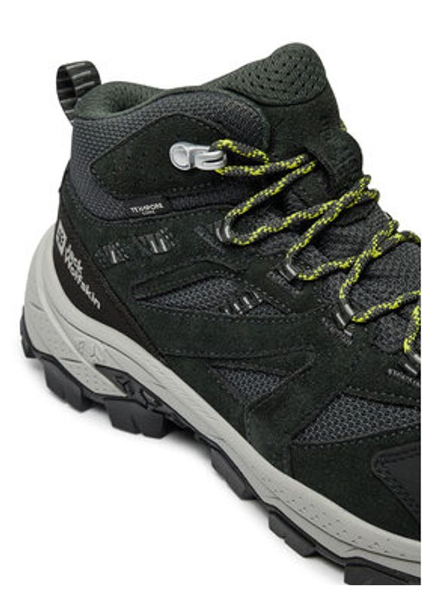 Jack Wolfskin Trekkingi Vojo Tour Texapore Mid M A62072 Czarny. Kolor: czarny. Materiał: skóra. Sport: turystyka piesza