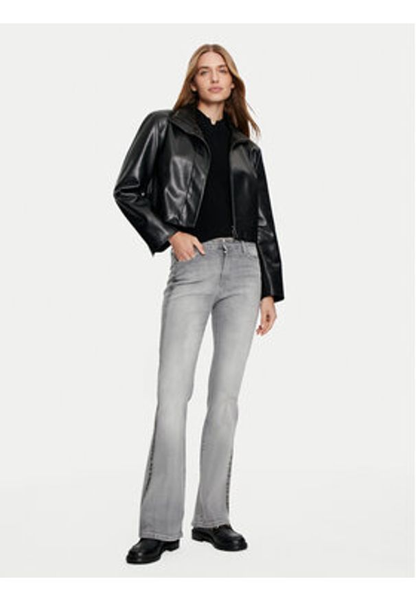 Please Jeansy P3ALBVDW7A Szary Regular Fit. Kolor: szary