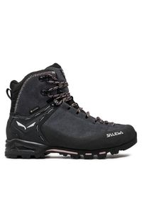 Salewa Trekkingi Mtn Trainer Classic Mid Gtx GORE-TEX 61427 0873 Szary. Kolor: szary. Materiał: skóra, zamsz