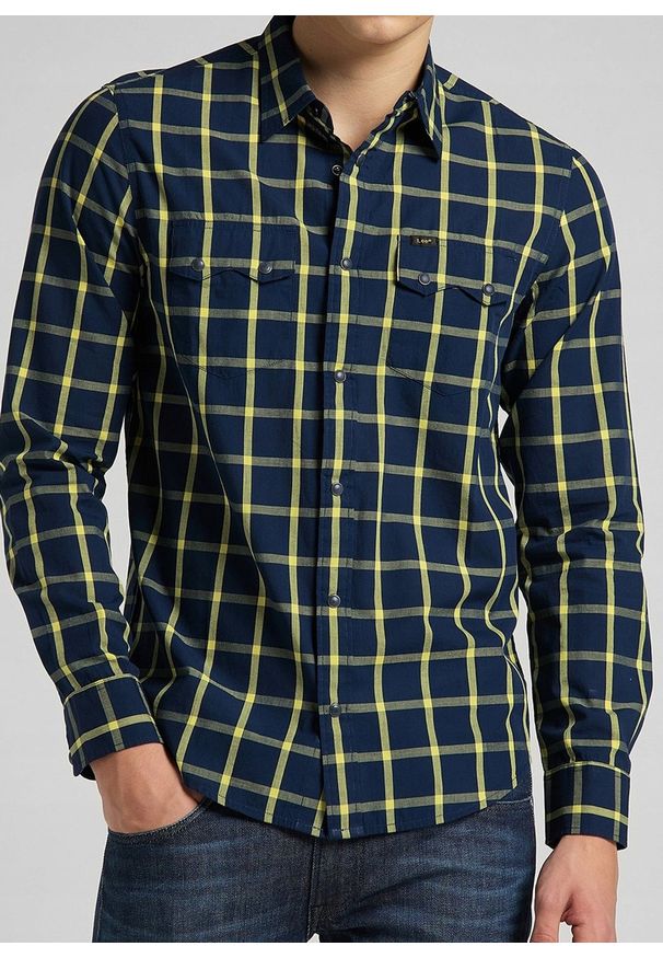 Lee - KOSZULA MĘSKA LEE RIDER SHIRT LEMON L856KRQG 112122573