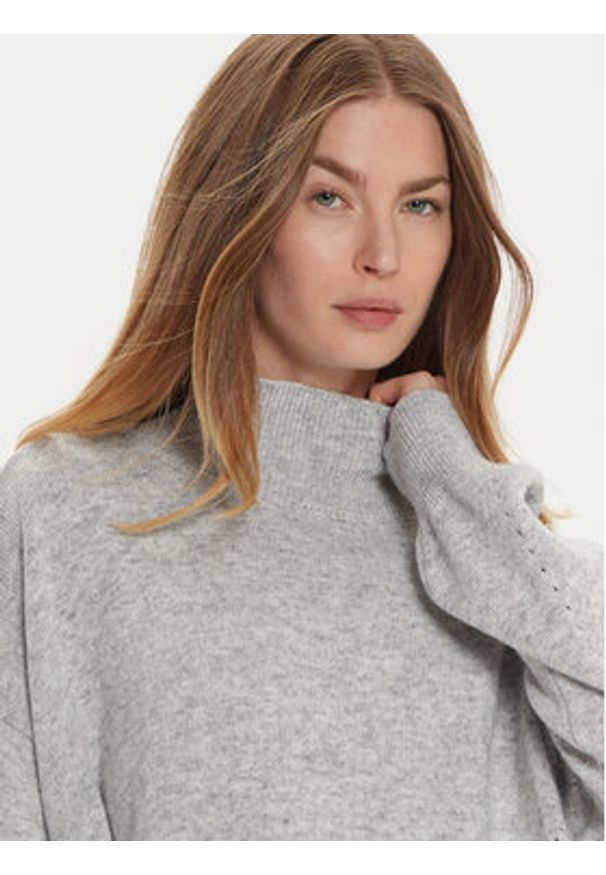 ViCOLO Sweter 77039S Szary Regular Fit. Kolor: szary. Materiał: syntetyk