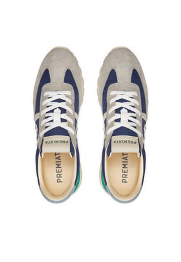 Premiata Sneakersy Johnlow VAR 6212G Granatowy. Kolor: niebieski. Materiał: materiał