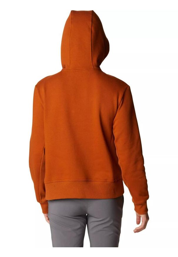 columbia - Bluza turystyczna damska Columbia Lodge Hoodie z kapturem. Typ kołnierza: kaptur. Kolor: żółty, pomarańczowy, wielokolorowy. Materiał: materiał