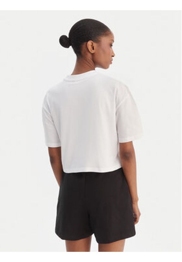 Reebok T-Shirt Klara RK25503CCW Biały Relaxed Fit. Kolor: biały. Materiał: bawełna