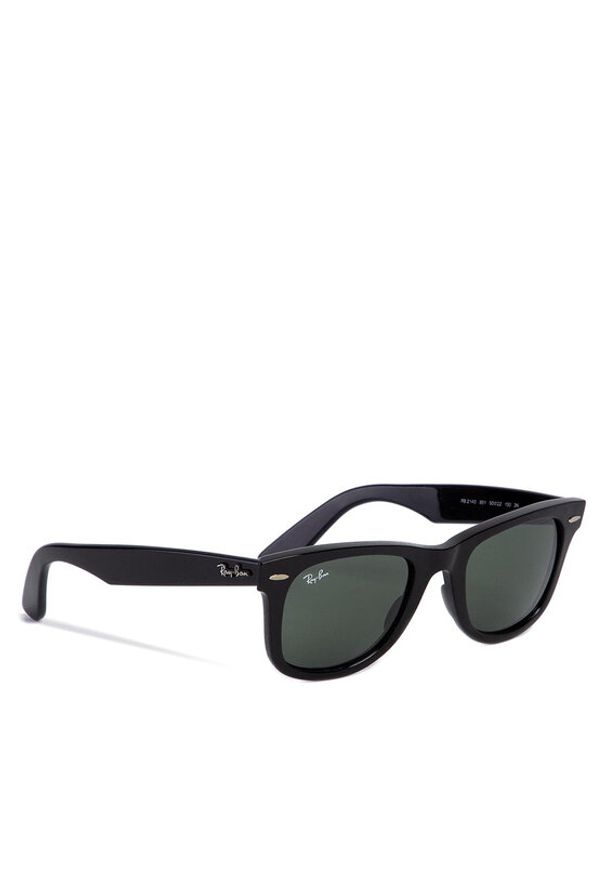 Ray-Ban Okulary przeciwsłoneczne Original Wayfarer Classic 0RB2140 901 Czarny. Kolor: czarny. Materiał: syntetyk