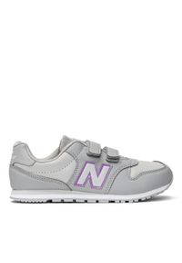 Sneakersy dziecięce szare New Balance PV500WNG. Kolor: szary. Materiał: zamsz, syntetyk. Szerokość cholewki: normalna. Model: New Balance 996 #6