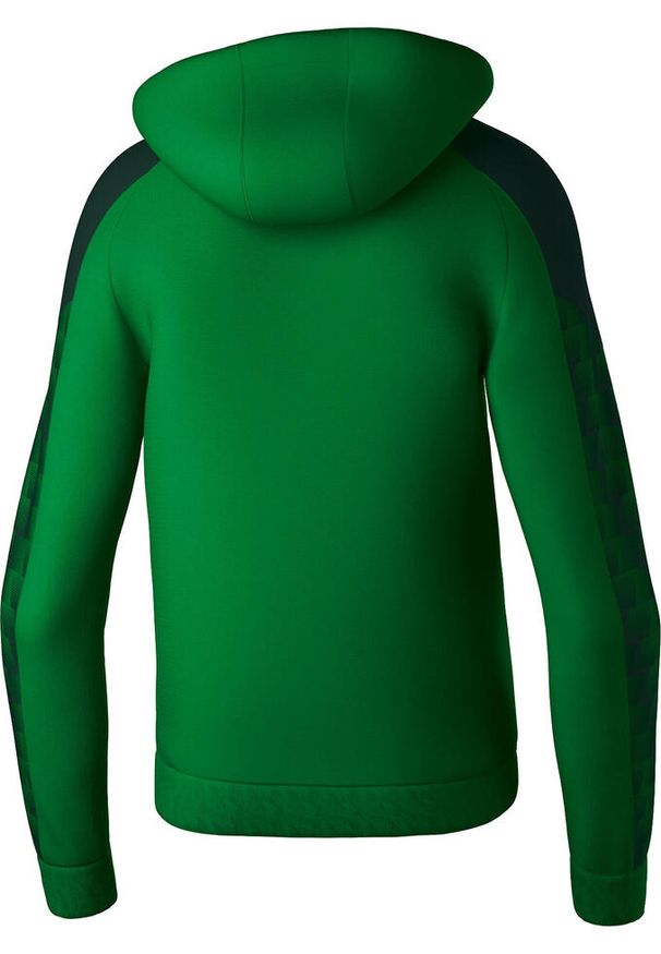 ERIMA - Bluza z kapturem Erima Evo Star. Okazja: na co dzień. Typ kołnierza: kaptur. Kolor: zielony. Styl: casual, sportowy