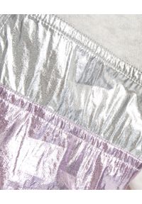 ISABEL MARANT - Bluza z metalicznymi panelami Minelia. Kolor: beżowy. Materiał: materiał. Długość rękawa: długi rękaw. Długość: długie. Wzór: aplikacja #4