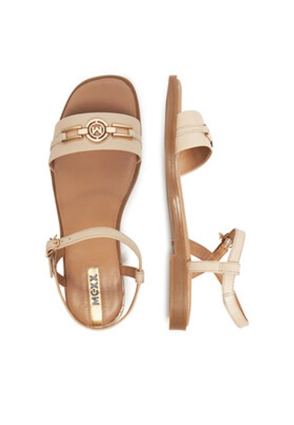 MEXX Sandały MX/026C-EST Beżowy. Kolor: beżowy. Materiał: skóra