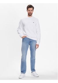 Lacoste Bluza SH9608 Biały Regular Fit. Kolor: biały. Materiał: bawełna #5